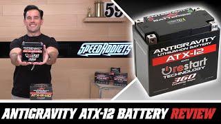 Antigravity ATX12 Lithium Battery Review at SpeedAddictscom [upl. by Anialed]