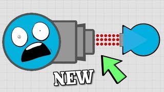 Diepio Rocketeer tank gameplay new skimmer tank update and diepio gameplay [upl. by Ithnan]