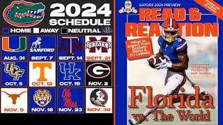 Florida Gators 2024 Read amp Reaction Magazine Preview [upl. by Ailla]