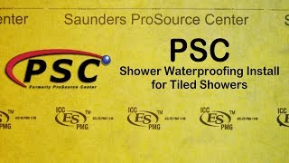 OLDfor refrence PSC Pro Advanced Shower Waterproofing Install like Schluter Kerdi 32 x 60 Offset [upl. by Aihsatal30]