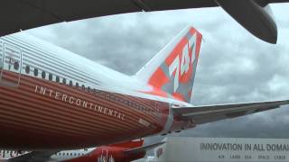 7478 Intercontinental Arrives at Paris Air Show [upl. by Enaira]