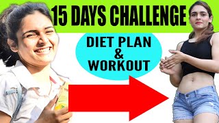 10 Min Workout At Home amp Diet Plan  Lose 10 kgs in 15 days [upl. by Cinelli]