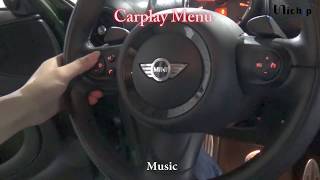 How to install Apple Carplay wireless in mini cooper 2012 model with CIC Head Unit Plug and Play [upl. by Atinej]