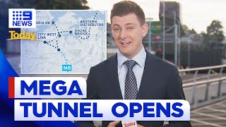 Sydneys new Rozelle Interchange has officially opened  9 News Australia [upl. by Latsyrhc928]