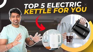 Top 5 Electric Kettle in Budget ⚡Best Electric Kettle For Hostelers amp Students [upl. by Maze]