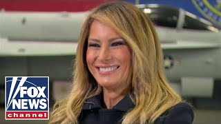 Melania Trump talks to Hannity in Part II Exclusive [upl. by Oirevas]