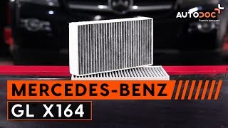 Changer filtre dhabitacle MERCEDESBENZ GL X164 TUTORIEL  AUTODOC [upl. by Enoitna]