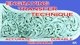 Engraving Transfer Technique [upl. by Charters]