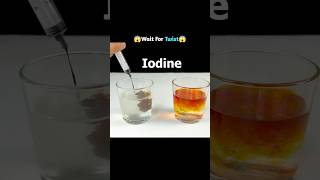 Iodine experiment shorts trending reels youtubeshorts [upl. by Nadaha]