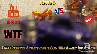 Transformers Legacy core class Shockwave toy review Halloween special [upl. by Aciria]