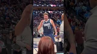 Luka Doncic let the refs hear it after getting a bloody lip from an Anthony Davis elbow shorts [upl. by Furlani645]