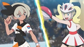 Pokemon Characters Battle Bea Vs Korrina Galar Vs Kalos Gym Leader [upl. by Daberath]