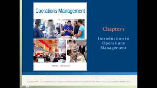 Chapter 1 Introduction to Operations Management [upl. by Kcirtapnhoj19]