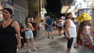 Potos Thassos Greece summer 2023 walking video  Βόλτα στον Ποτό Θάσου [upl. by Zetra]