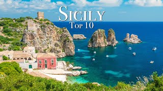 Top 10 Places To Visit in Sicily  Travel Guide [upl. by Gladdie]