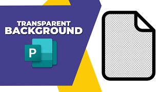 How to add transparent background in Publisher [upl. by Kenzie]