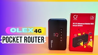 OLAX MF6875 4G LTE 300Mbps Advanced Mobile Wi Fi Hotspot Router With LAN Port [upl. by Mariana]