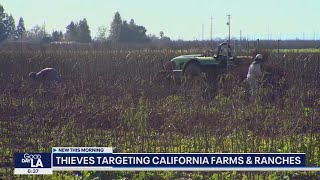 Thieves targeting California farms ranches [upl. by Yesdnyl]