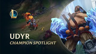 Udyr Champion Spotlight  Gameplay amp Abilities  League of Legends [upl. by Yraccaz]