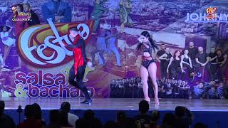 Lorena y Armando Bachata Pro Am Parejas Oaxaca Festiva 2017 [upl. by Langley]