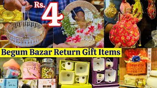 Begum Bazar రిటర్న్ గిఫ్ట్స్ ₹ 4 items for all occasions  DIY Engagement Ring Platter [upl. by Coney406]