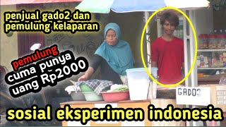 PEMULUNG MINTA MAKAN TAPI CUMA PUNYA UANG Rp2000  SOSIAL EKSPERIMEN INDONESIA [upl. by Ettevad411]