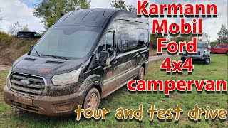 Karmann Mobil Ford 4x4 campervan Dexter 570 Tour and test drive [upl. by Christoper]