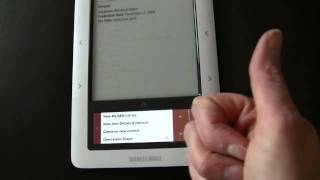 Nook eReader Review from outside the US Part 1 [upl. by Gates140]