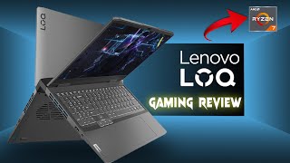 Gaming Review  Lenovo LOQ Ryzen 7 7840HS RTX 4060 8GB  Best Gaming Laptop in 2024 [upl. by Krystal694]