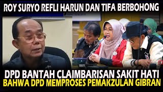 MUAMPUZZ  DPD BANTAH BARISAN SAKIT HATI YANG CLAIM DPD MEMPROSES PEMAKZULAN WAPRES GIBRAN [upl. by Enelam301]