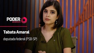 Poder Entrevista Tabata Amaral deputada federal PSBSP [upl. by Sellers]