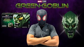 Unboxing The Marvel Legends Green Goblin Helmet [upl. by Onitnevuj]