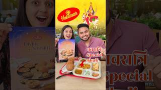 Haldirams 425₹ Navratri Special Thali🙏🏻Navratri Vrat Ki Thali navratri jaimatadi food shorts [upl. by Nehgem]