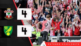 EXTENDED HIGHLIGHTS Southampton 44 Norwich City  Championship [upl. by Ainit]