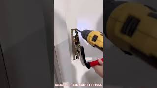 KINLONG  STS515 escape push bar lock series installation [upl. by Sulokcin]