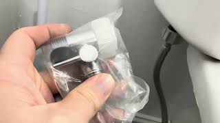 Clirass Bidet Toilet Seat Review Unboxing Install amp Water Test [upl. by Harness]