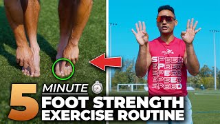 5 Minute Foot Strength Exercises for Stronger Faster More Explosive Feet [upl. by Roseann778]