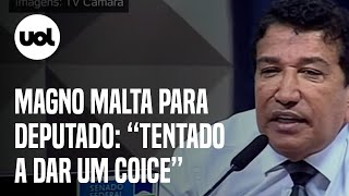 CPI 81 Magno Malta se desentende com deputado e diz tentado a dar um coice [upl. by Handel]