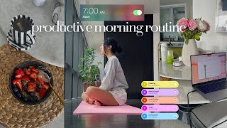 7am productive morning routine  my 8 step routine before work  wellness selfcare and growth [upl. by Cross925]