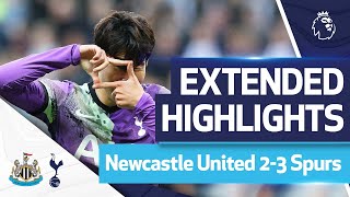 Extended Highlights  Newcastle United 23 Spurs  Ndombele Kane amp Son [upl. by Geiss]