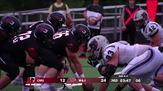 WampJ Football vs 15 Carnegie Mellon 092824  Courtesy of JRM Video [upl. by Eadahs314]