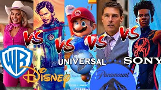 ¿Cual fue el estudio mas exitoso de 2023 Warner vs Universal vs Sony vs Disney vs Paramount [upl. by Assiren]