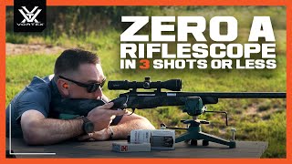 How to Zero a Riflescope in 3 Shots or Less [upl. by Comfort]