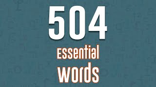 504 Absolutely Essential Words  Lesson 36 [upl. by Olzsal]