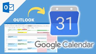 How to sync Outlook Calendar with Google Calendar  Google amp Microsoft Outlook Tutorial [upl. by Anassor]