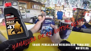 YAMALUBE OK KE UNTUK R25  KONGSI PENGALAMAN  MINYAK HITAM MURAH  R25  Motovlog [upl. by Ceporah]