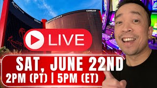 JACKPOT WINNER 🥳🔴LIVE Resorts World Las Vegas [upl. by Aokek]