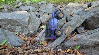 TRX4M Defender steep angle test rock [upl. by Publus]