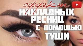 Эффект НАКЛАДНЫХ РЕСНИЦ 4 простых шага к супер объему VictoriaR [upl. by Joannes550]