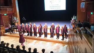 La Rosa Enflorece Voices of Argyll with Trudie Robson solo Derry International Choir festival 2024 [upl. by Oicam16]